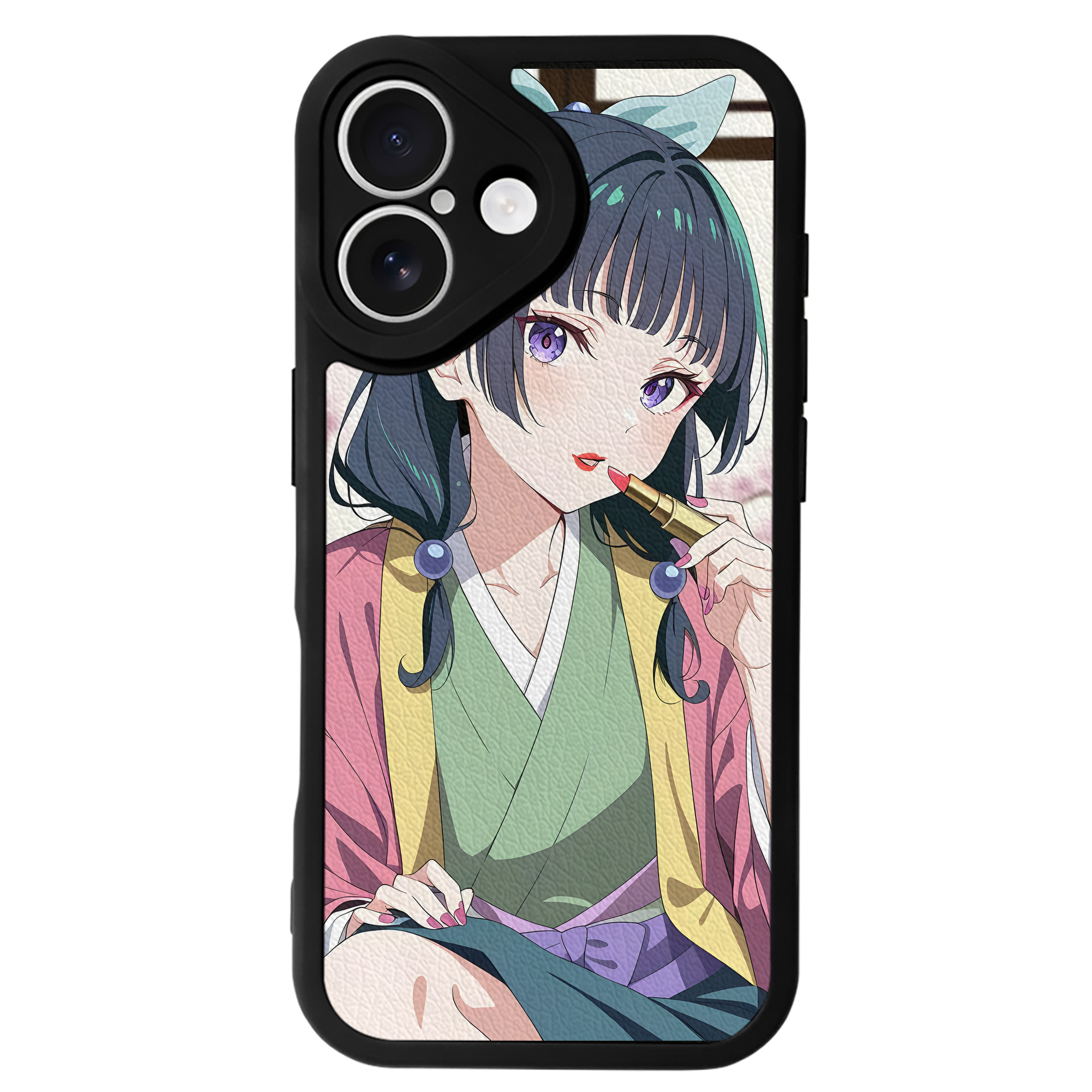 （画像用） 薬屋のひとりごと The Apothecary Diaries 【iPhone 16シリーズ対応】シリコンスマホケース（レザー調） 材質：シリコン